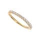 Diamond Wedding Half Eternity Ring in 18K Yellow Gold