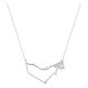 Diamond Map of UAE Necklace in 18K White Gold