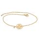 Diamond and Gold Flower Design in 18K Rose Gold